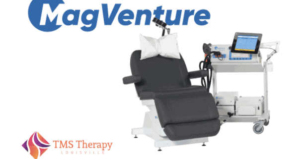 We feature the MagVenture TMS Therapy® device in our offices.