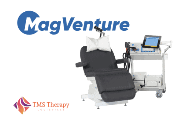 We feature the MagVenture TMS Therapy® device in our offices.